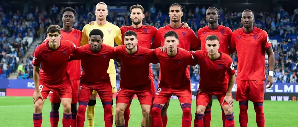football 2024 spain liga ea sport sevilla away team photo