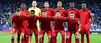 football 2024 spain liga ea sport sevilla away team photo