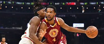 Evan Mobley Dribbling Past Ayo Dosunmu