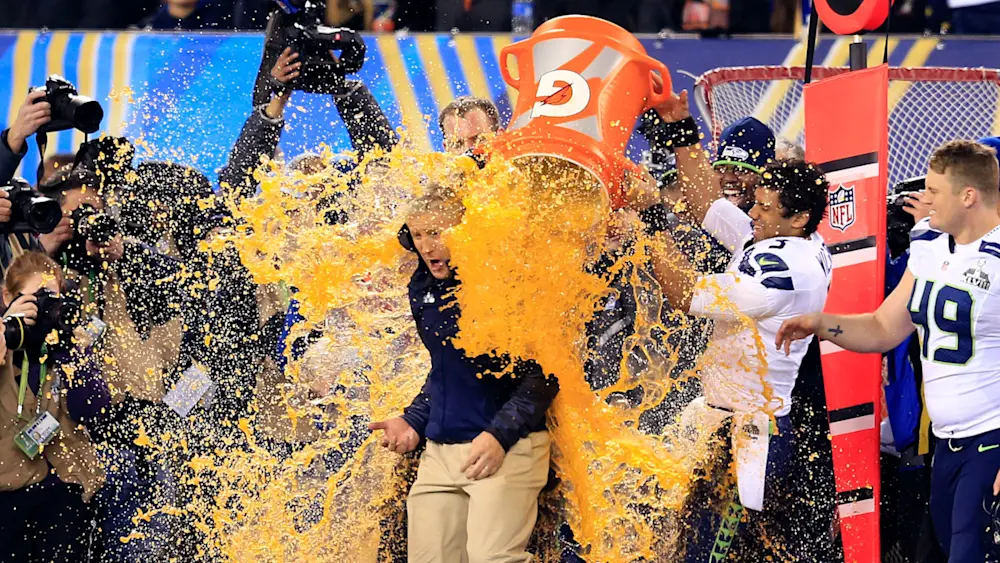 Gatorade Bath Seahawks Super Bowl