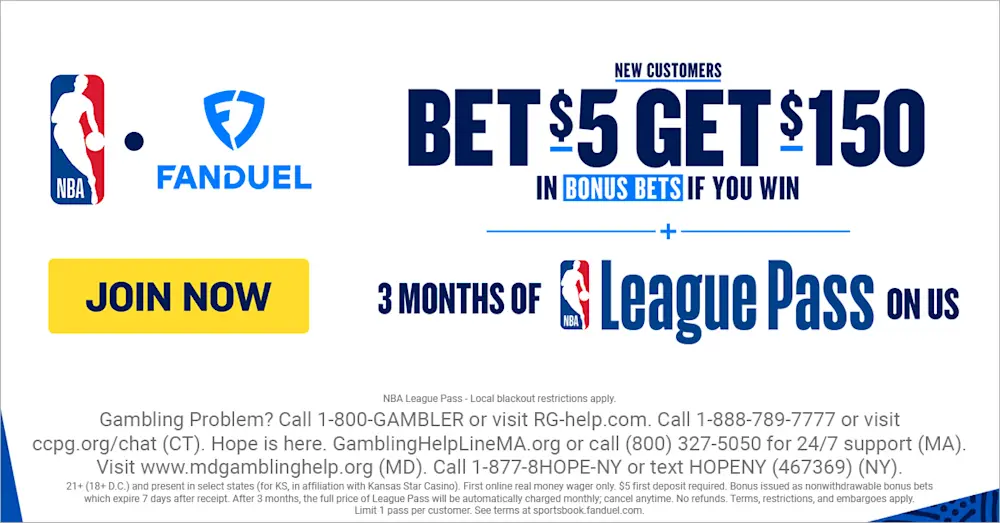 FanDuel $150 + League Pass October-December 2024
