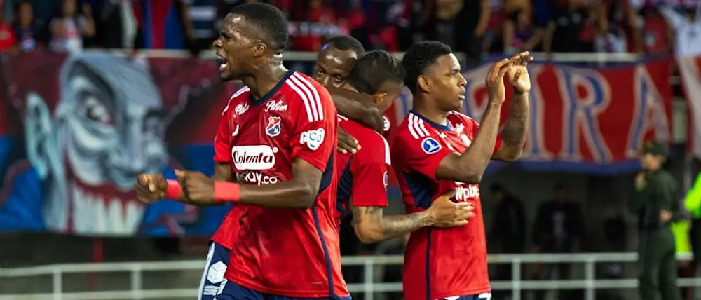 football 2024 colombia independiente medellin goal celebration
