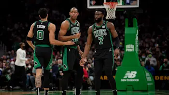 Celtics Jayson Tatum Al Horford Jaylen Brown