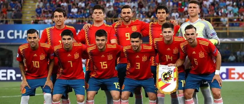 r football spain u21 lineup 2019
