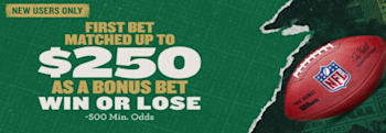 Caesars $250 First Bet Matched