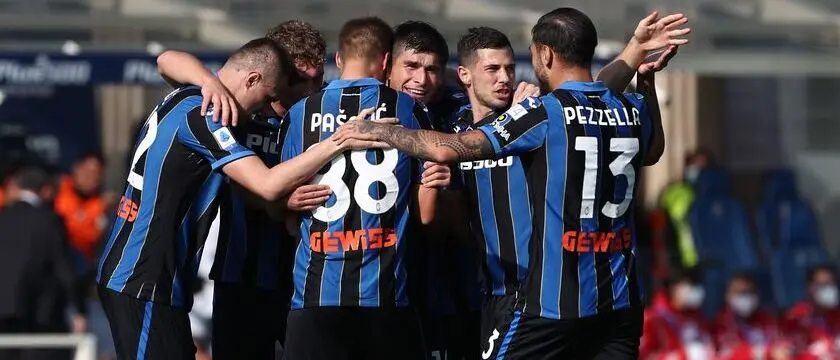 r football serie a atalanta celebrating 2022
