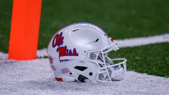 Ole Miss Football White Helmet