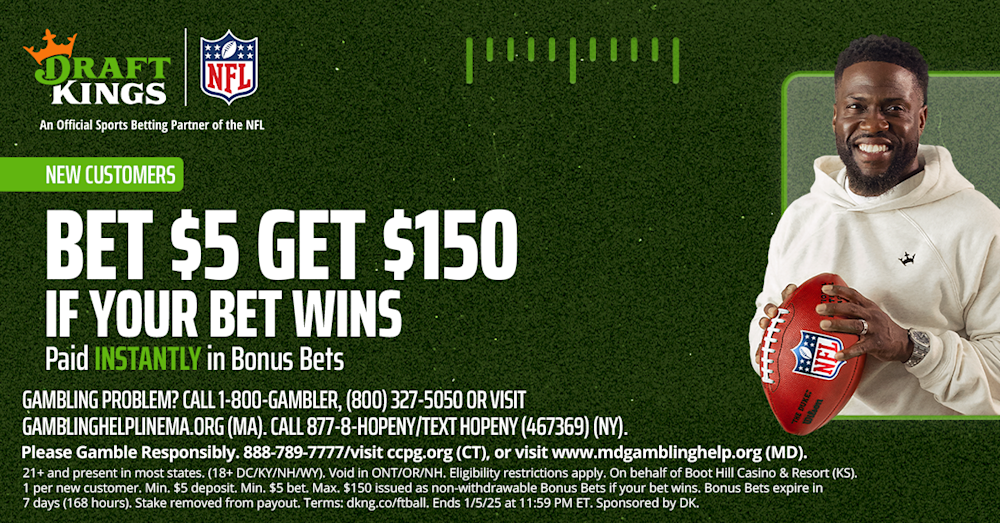 DraftKings Bet $5 Get $150 If You Win