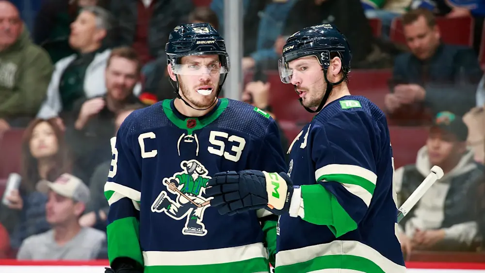 Vancouver Canucks JT Miller, Bo Horvat