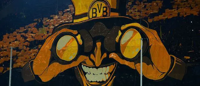 r football bundesliga bvb cartoon fans