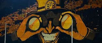 r football bundesliga bvb cartoon fans