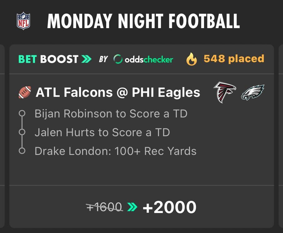 Bet365MNFEaglesFalcons