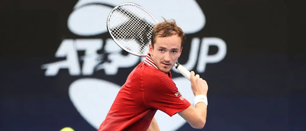 Daniil Medvedev Tennis Swing