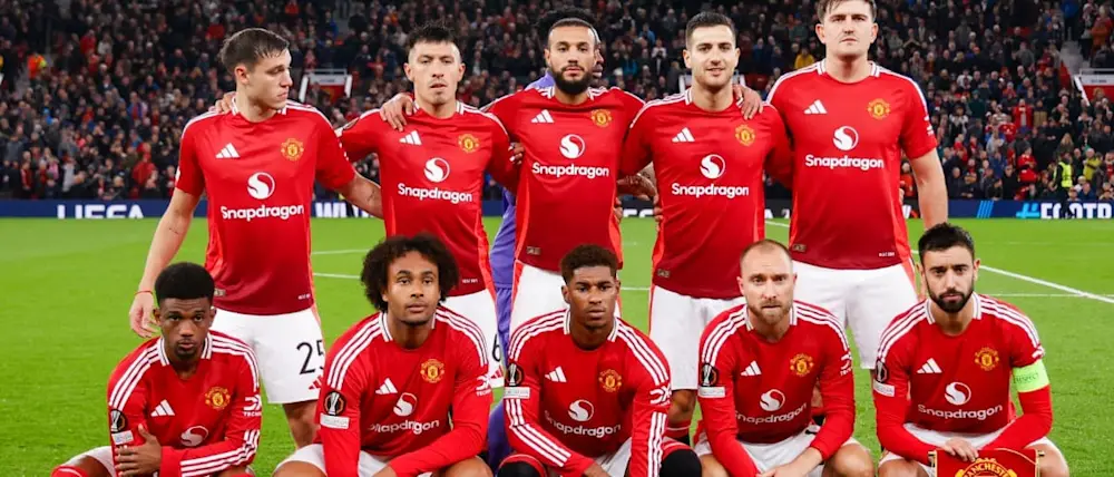 2024 football europa league manchester united team photo prematch