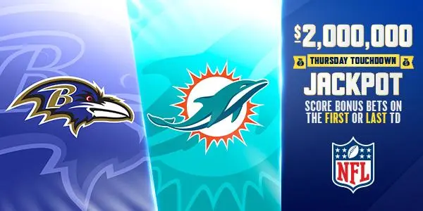 FanDuel TD Jackpot Ravens vs Dolphins