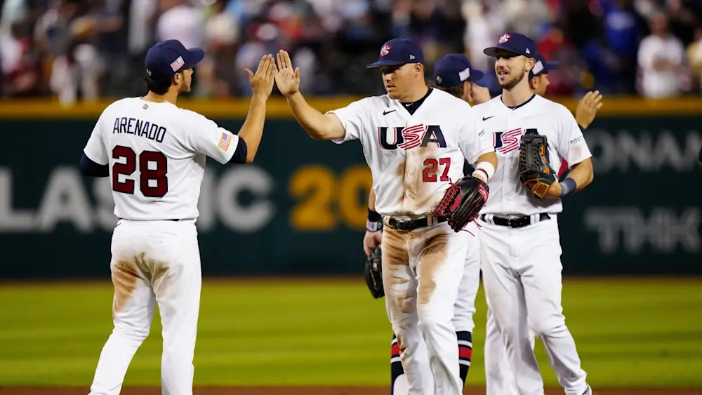 Mike Trout & Nolan Arenado Team USA World Baseball Classic 2023
