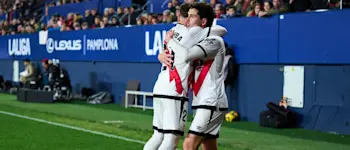 football 2025 spain liga ea sport rayo vallecano camello goal celebration