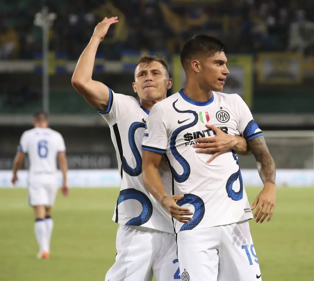 r football inter seriea celebration 2022