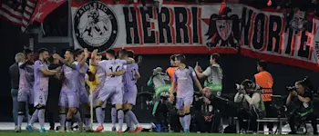 2024 football europa league athletic club away goal celebration