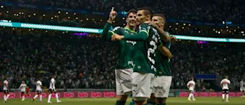 football brasil palmeiras celebration