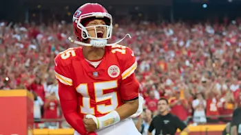Patrick Mahomes Chiefs yelling