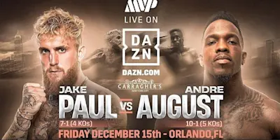 Jake Paul vs Andre August DAZN