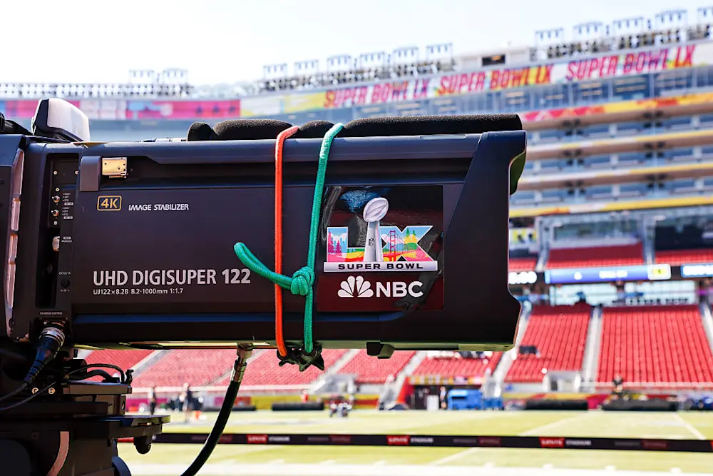 Super Bowl XL Camera With NBC Logo