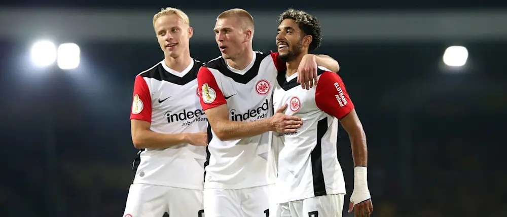 2024 football germany bundesliga eintacht frankfurt goal celebration