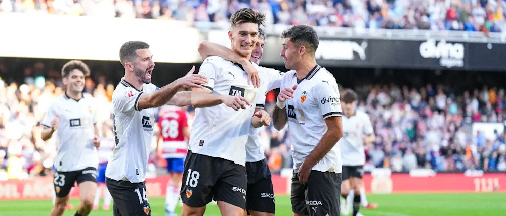 football 2023 laliga valencia players goal 2