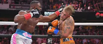 Tyron Woodley Punching Jake Paul