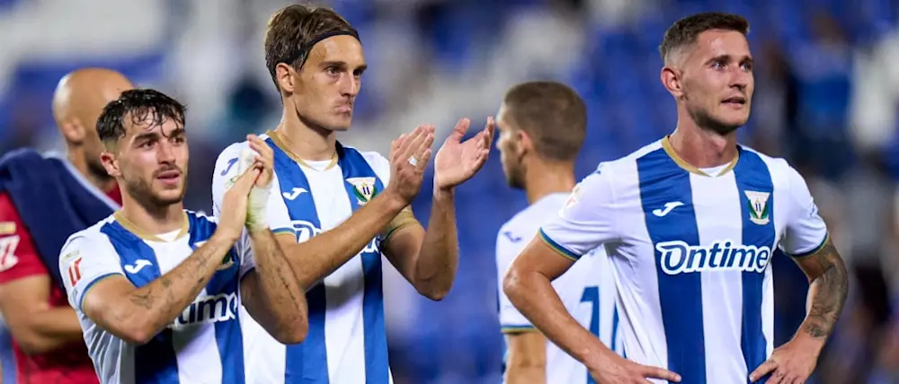 football 2024 spain liga ea sport leganes post match celebration