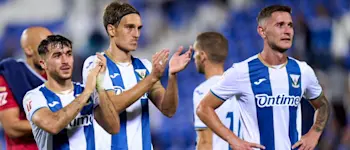 football 2024 spain liga ea sport leganes post match celebration