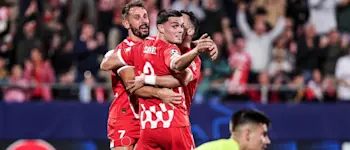 football 2024 champions league girona home goal celebration group
