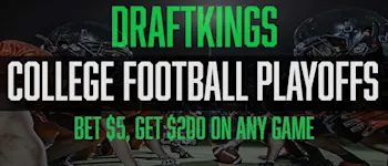 DraftKings College Football Bet $5, Get $200