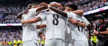 football 2024 laliga real madrid home celebration goal