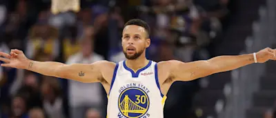 Warriors Steph Curry 3-Point Celebration