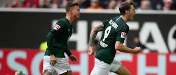 r football bundesliga wolfsburg players celebrating new18