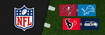 DK King Of The End Zone - Tampa Bay Buccaneers vs Detroit Lions and Houston Texans vs Seattle Seahawks