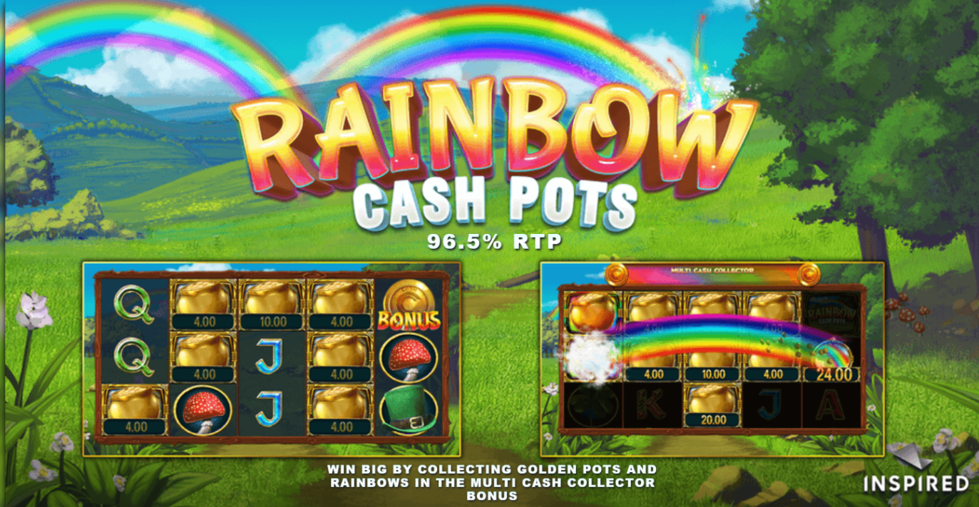 Rainbow Cash Pots
