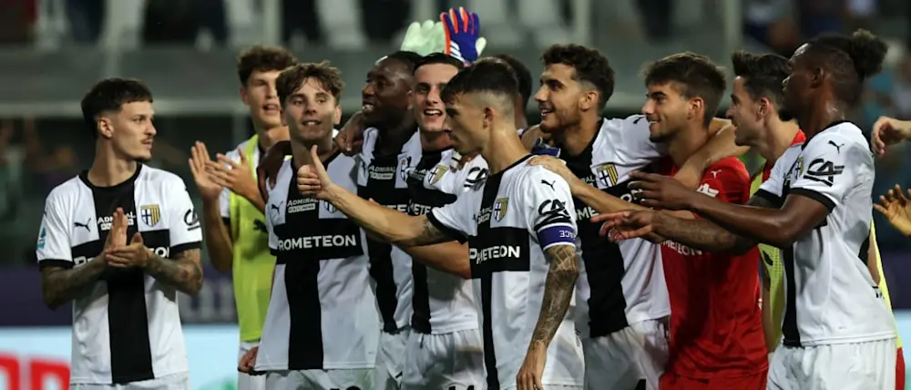 football 2024 serie a parma celebration goal