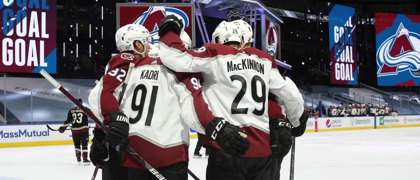 Colorado Avalanche Kadri and MacKinnon