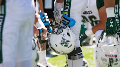 Hawaii Football Helmet