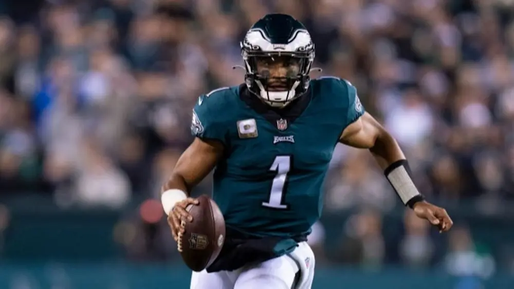 Jalen Hurts Eagles Scramble