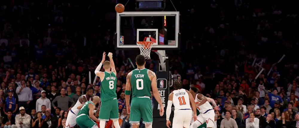 basket 2023 nba boston celtics porzingis free throw