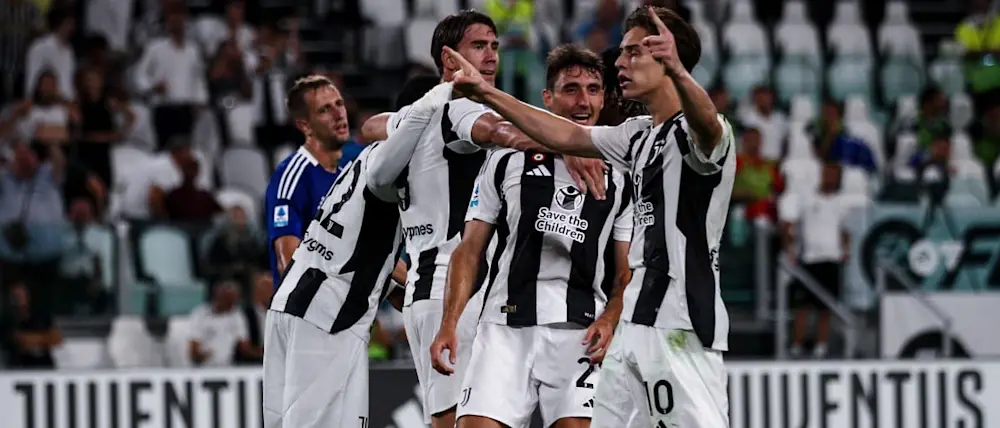 football 2024 serie a juventus celebration home goal