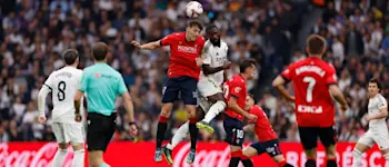 football 2025 spain liga ea sport real madrid osasuna budimir rudiger air ball
