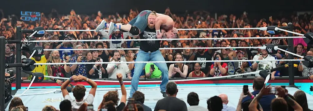 wwe cena lesnar