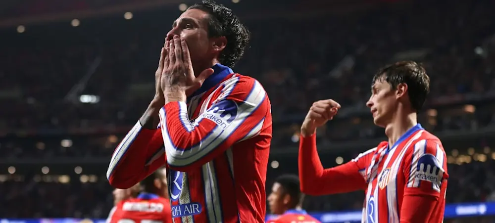 2024 football champions league atletico madrid gimenez goal celebration