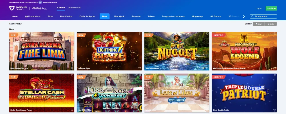 FanDuel New Slots