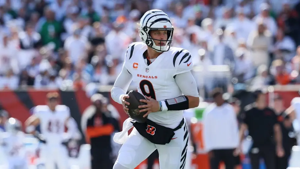 Joe Burrow Bengals White Jersey 2024
